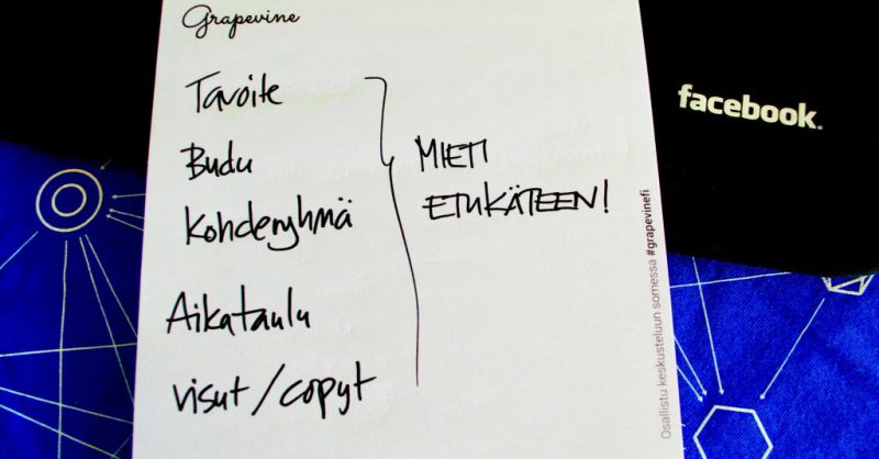 Facebook-mainostajan sanasto