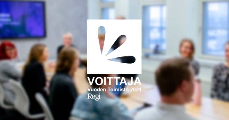 Pitkät asiakassuhteet siivittivät Grapevinen Vuoden Toimisto -kisan voittoon