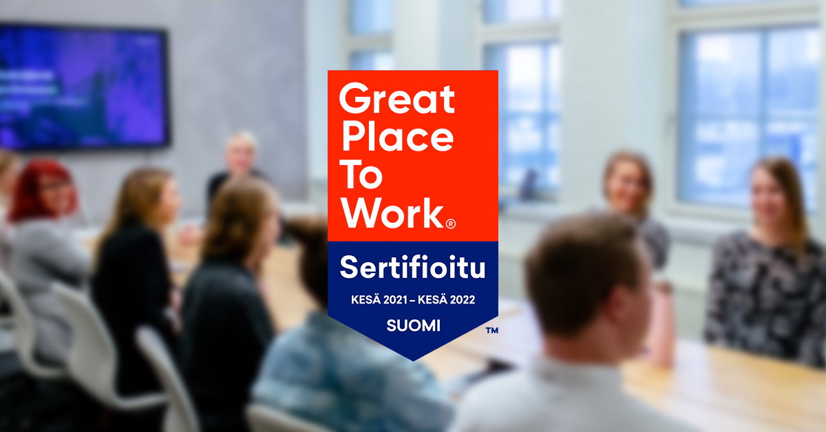 Kulmakivenä työntekijäkokemus – Grapevine on myös virallisesti Great Place to Work