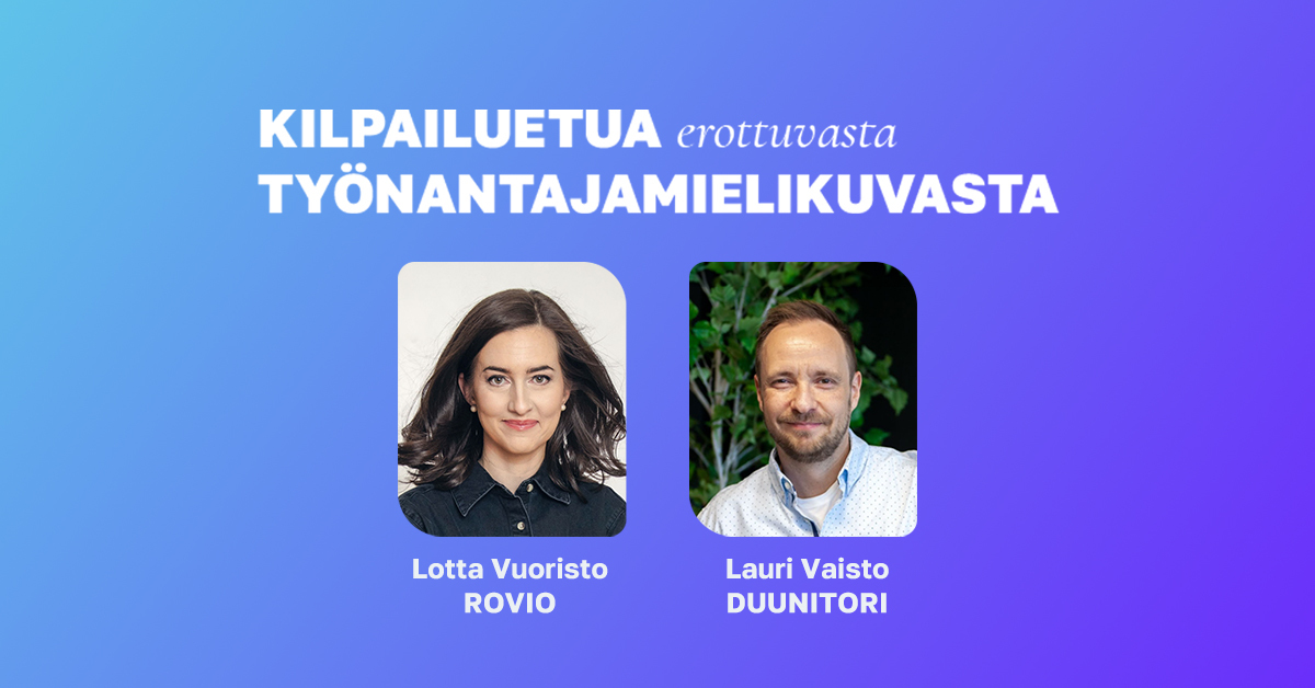 Kilpailuetua erottuvasta työnantajamielikuvasta